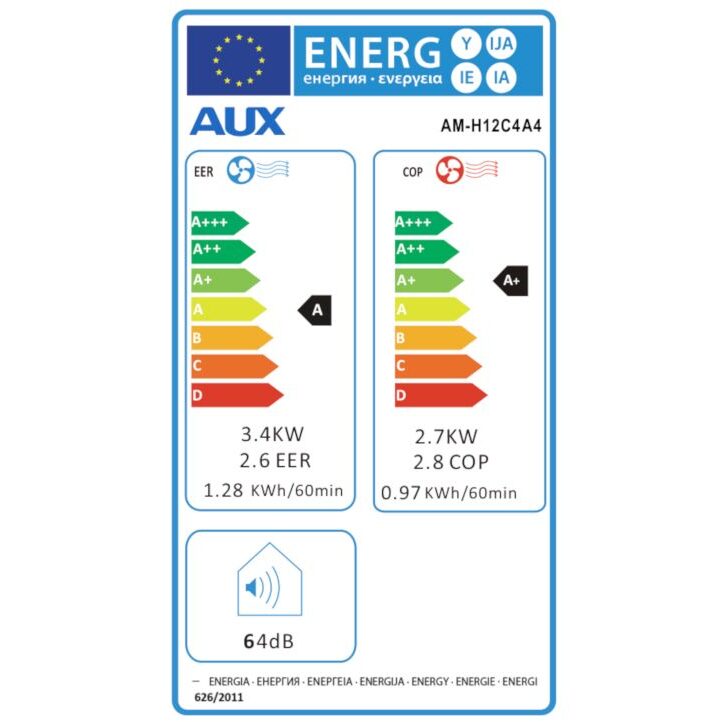 Φορητό Κλιματιστικό AUX AM-H12C4A4 12000 BTU - Image 3
