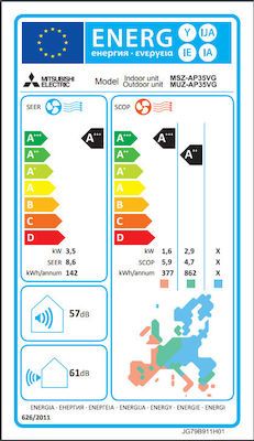 MITSUBISHI ELECTRIC MSZ/MUZ-AP 35 VGK 12.000 BTU - Image 3