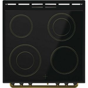 Ελεύθερη ηλεκτρική κουζίνα Vintage, 71lt, 60cm, Gorenje Classico, Μαύρο - Image 4