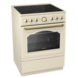 Ελεύθερη ηλεκτρική κουζίνα Vintage, 71lt, 60cm, Gorenje Classico, Ivory