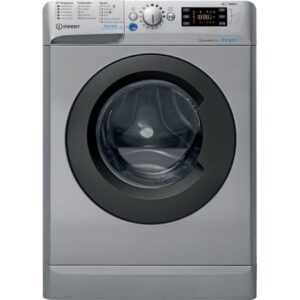 Πλυντήριο ρούχων inox, 9kg, 1350rpm, Indesit, BWE 91483XE SK DE N