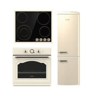Εντοιχιζόμενο Σετ Οικιακών Συσκευών GORENJE ΦΟΥΡΝΟΣ ΑΝΩ ΠΑΓΚΟΥ GORENJE BO7732CLI + ΕΣΤΙΑ GORENJE EC642CLI + ΨΥΓΕΙΟΚΑΤΑΨΥΚΤΗΣ GORENJE RETRO ORK192C