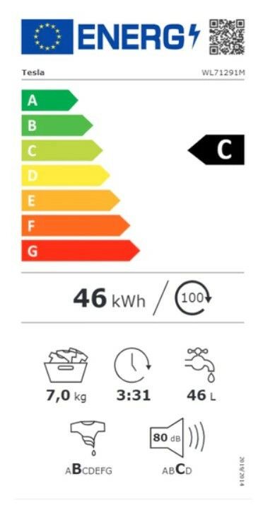 ΠΛΥΝΤΗΡΙΟ ΡΟΥΧΩΝ TESLA WL71291M 7,5kg - Image 4